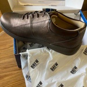 Women's Shoes ,Drew, Tulip Bronze Metallic ,9ww, NEW IN BOX WITH TAGS